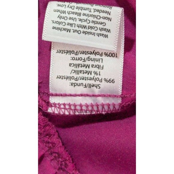 Wonder Nation Girls Metallic Chiffon Dress, size 4 pink short sleeve - Picture 6 of 8